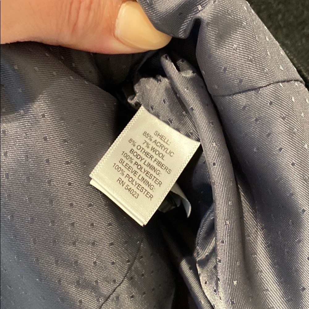 BR Houndstooth Pea-coat - Picture 7 of 10